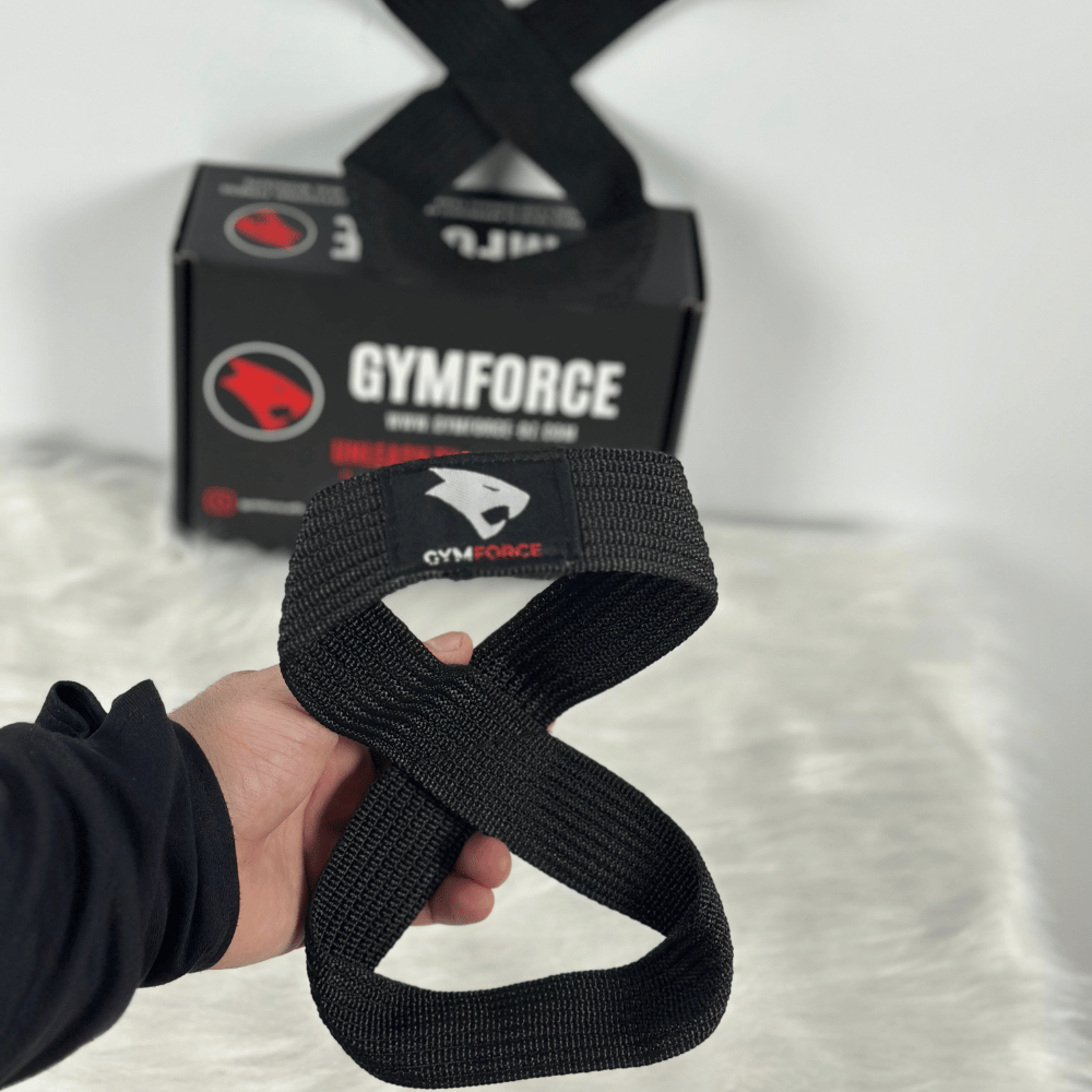 GYMFORCE-Pack Musculation (Serre-poignets + Straps + Genouillères + Sac) 💪